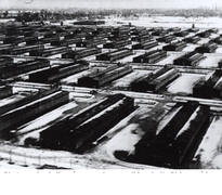 Vue aérienne d'Auschwitz