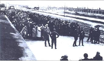 Sélection à Auschwitz